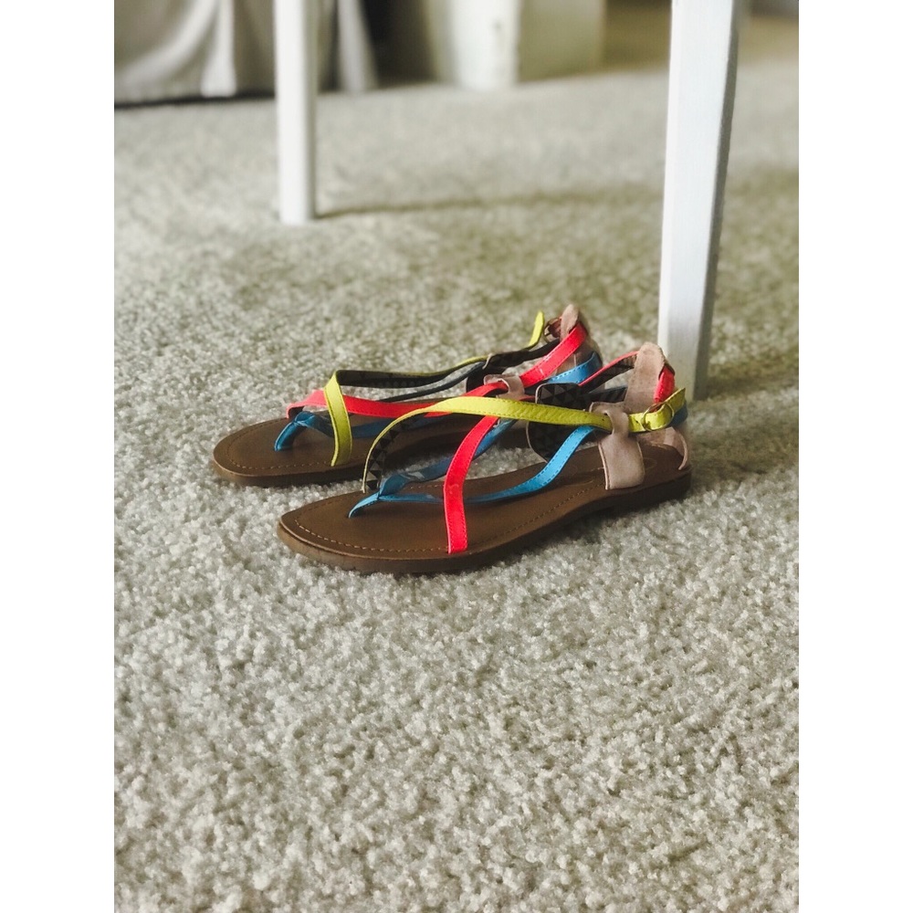 Jessica Simpson colorful flats